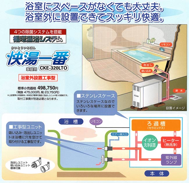 コロナ工業快湯一番(CKE-320LTO)